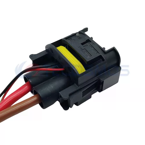 Auto Parts Cables Sensors Harnesses Automotive Enclosures Wire Sockets Connectors for BMW 3-Pin Female 10102694 - image 2